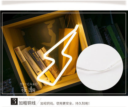 cute cloud shaped neon light