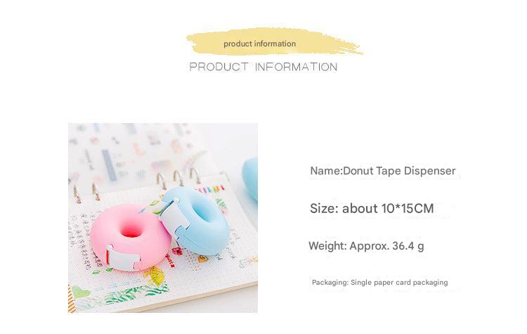 funny cartoon donut tape dispenser