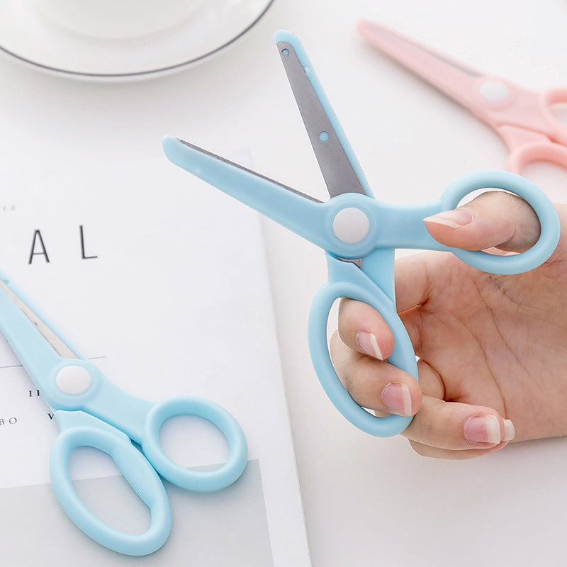 child-friendly craft scissors in use image