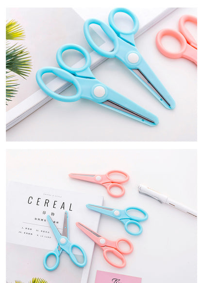 blue children's scissors for crafts image