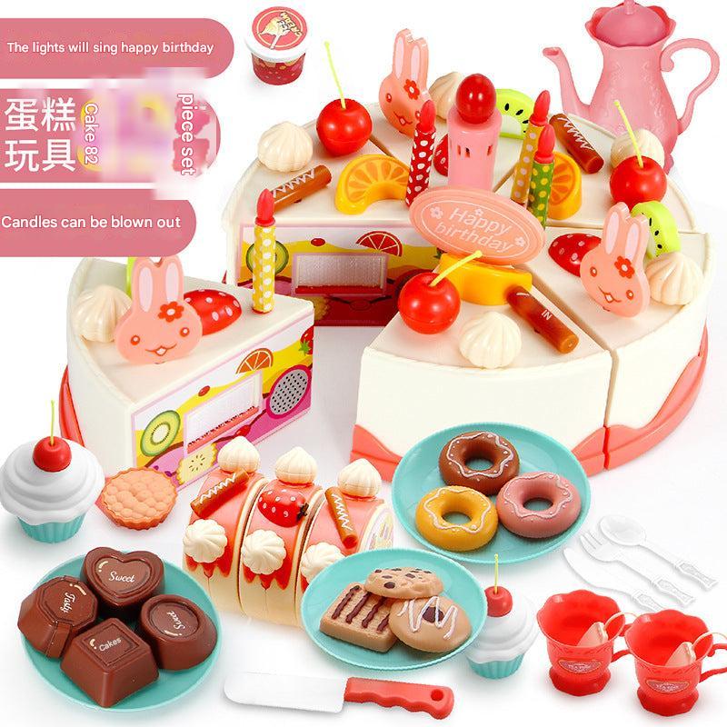 Interactive DIY cake toy set for kids