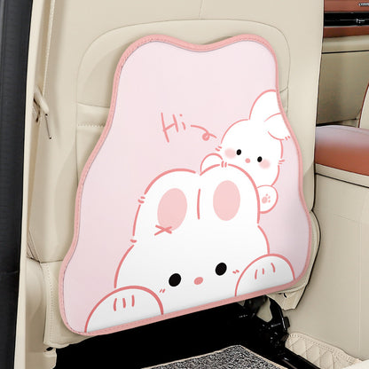 cute panda car seat kick mat