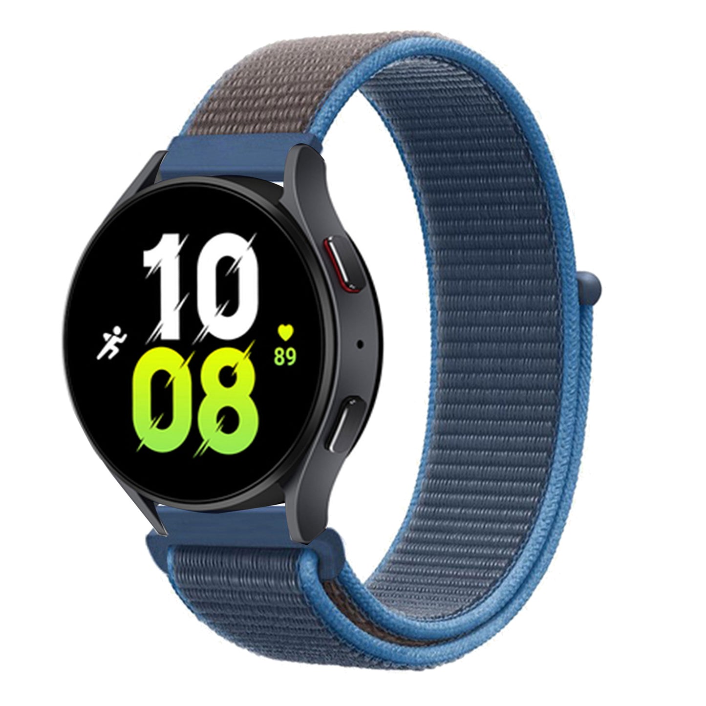 High-Quality 20/22mm Nylon Sport Watch Bands for Huawei GT4 & Samsung Galaxy Watch | Hook and Loop Design