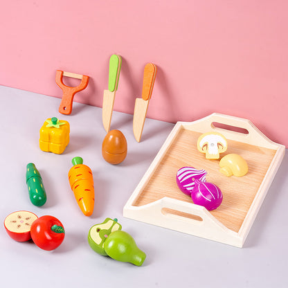 wooden kitchen toy for children