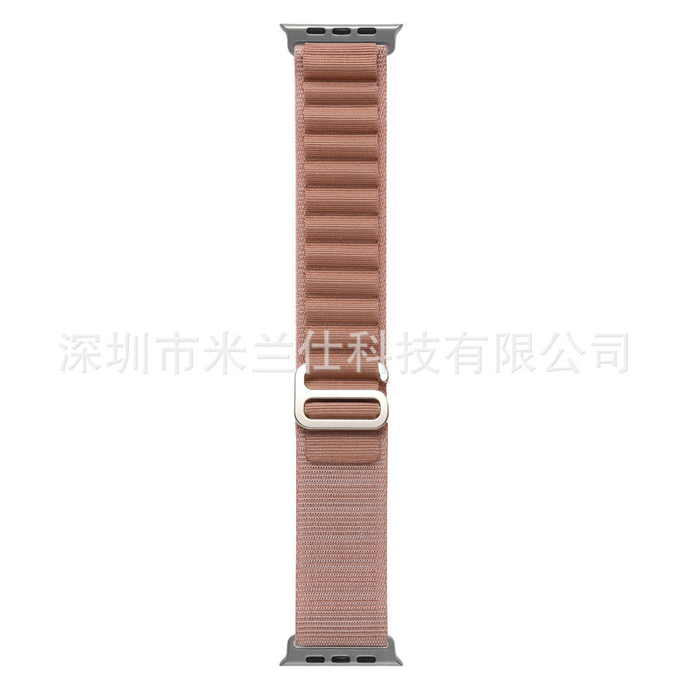 Durable Nylon Sport Strap for Apple Watch - Compatible with Ultra, Series 7 & More - Variety of Colors Available