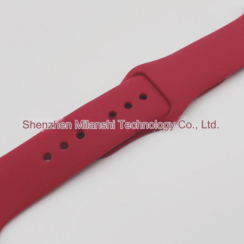 Premium Silicone Sports Watch Band for Apple Watch Series 4-9, SE, and Ultra 2 - Stylish, Durable, and Comfortable Replacement Straps