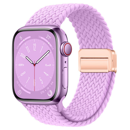 Stylish Nylon Woven Magnetic Apple Watch Band - Compatible with All Series