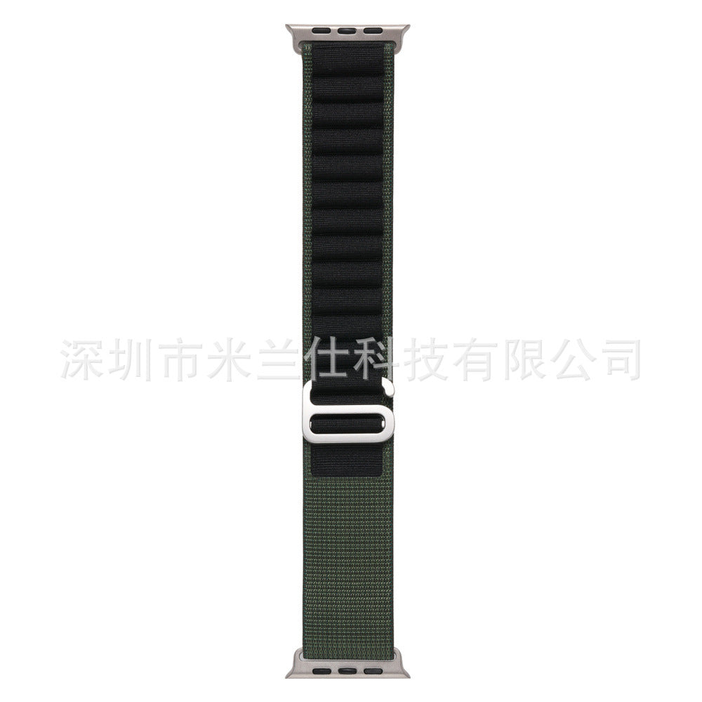 Durable Nylon Sport Strap for Apple Watch - Compatible with Ultra, Series 7 & More - Variety of Colors Available