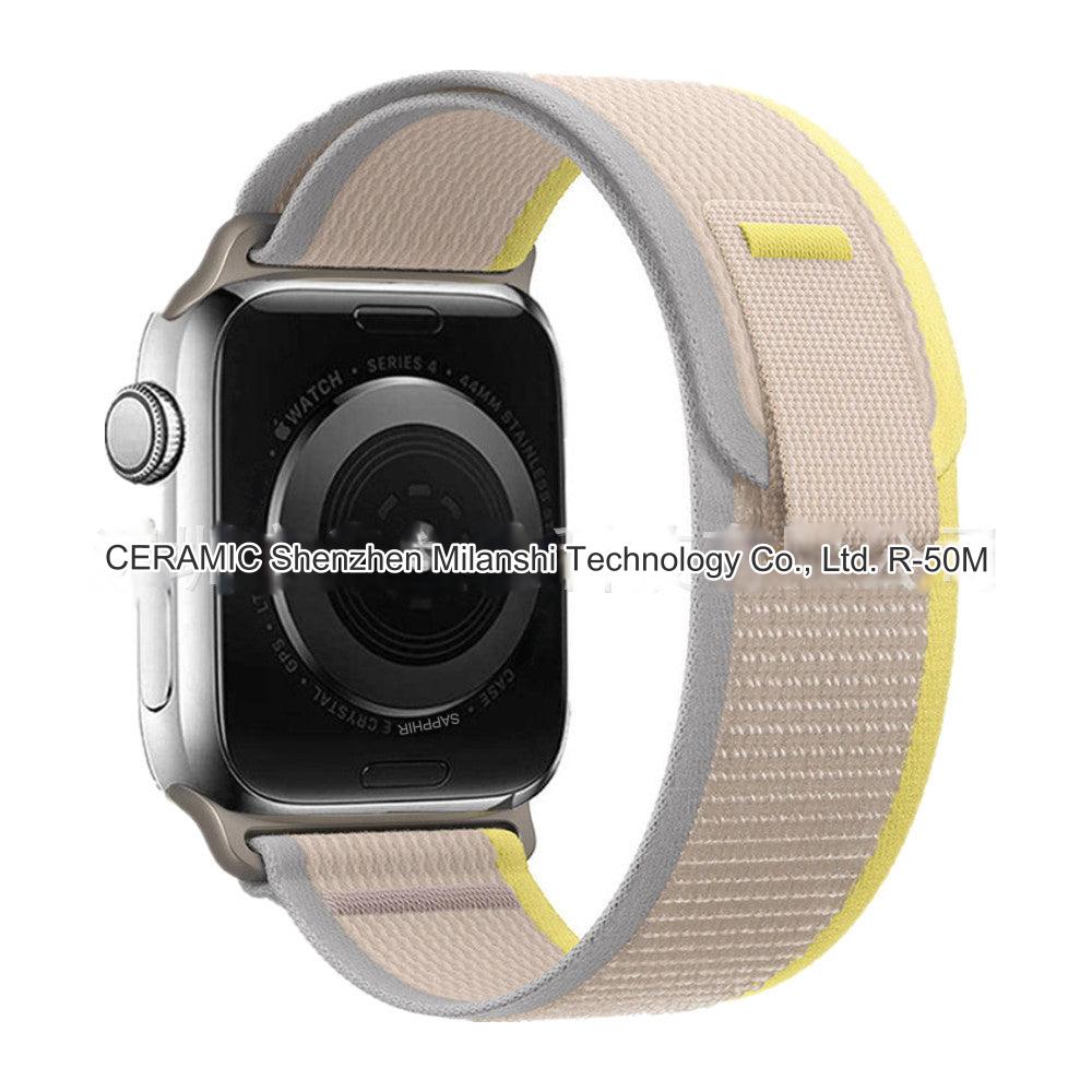 Durable Nylon Sport Strap for Apple Watch - Compatible with Ultra, Series 7 & More - Variety of Colors Available