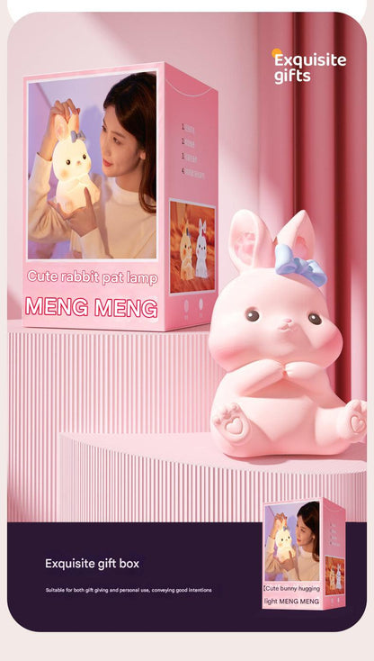 Soft silicone night light in child's room