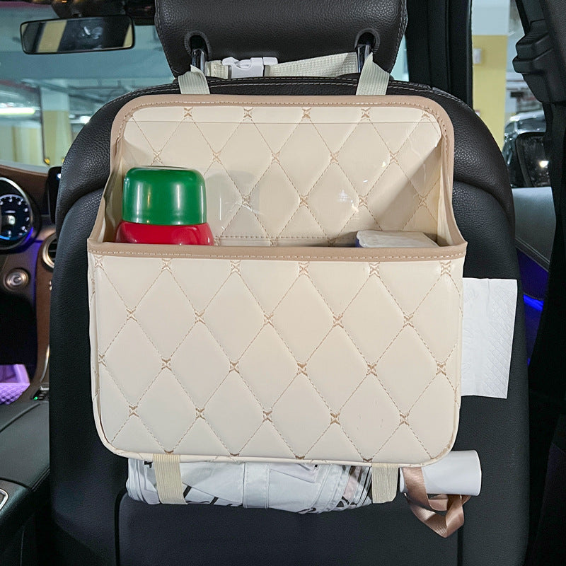 car seat organizer with umbrella holder image