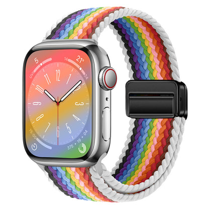 Stylish Nylon Woven Magnetic Apple Watch Band - Compatible with All Series