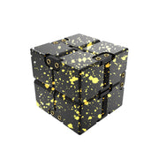Riveted Infinite Magic Cube Black with Yellow (Pack of 1)