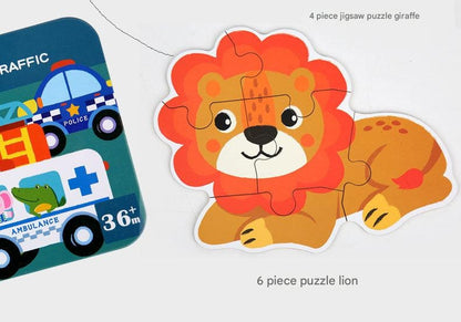 animal theme puzzle