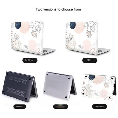 Stylish Marble Hard Shell Case for MacBook Air & Pro - Custom Fit Protective Cover