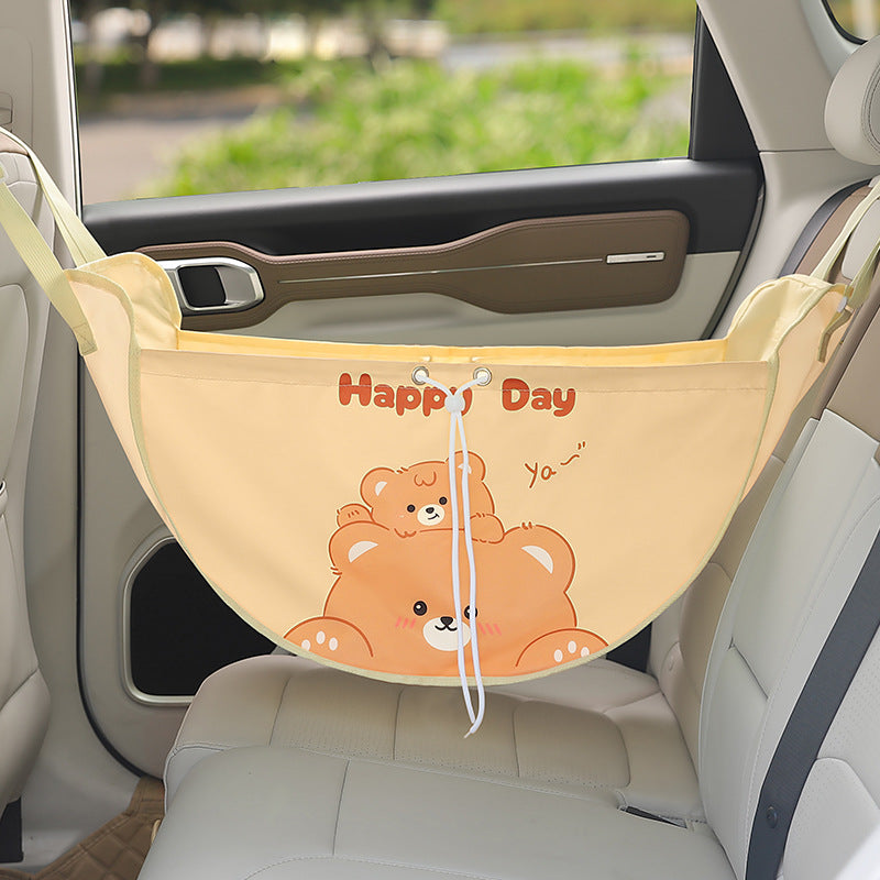 adorable vehicle backseat bag bear family style