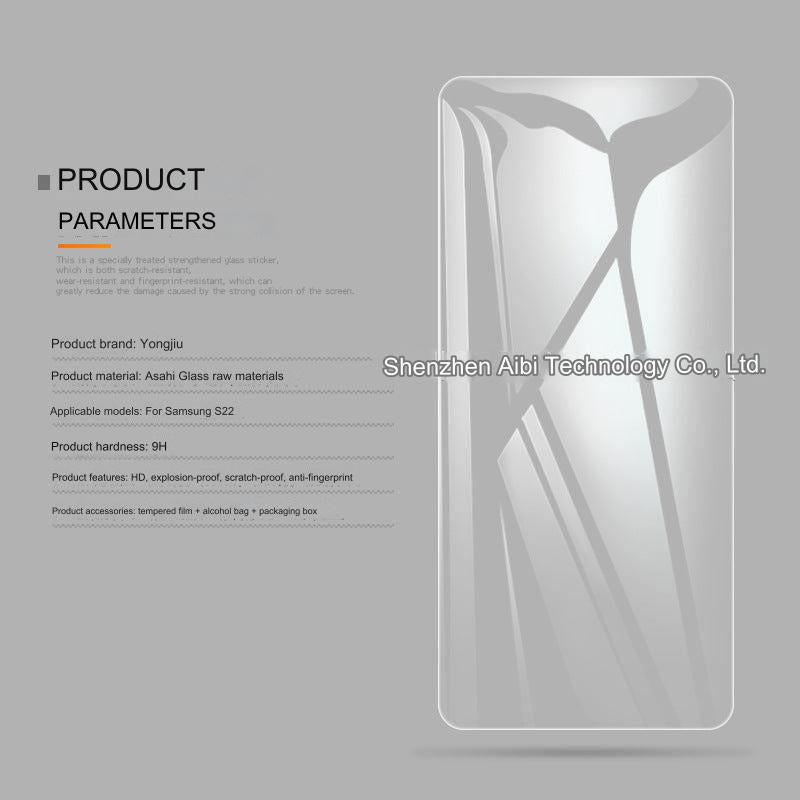 Samsung S22 & S22+ Tempered Glass Screen Protector - Ultra-Clear and Anti-Fingerprint