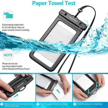 Universal Waterproof Phone Pouch - Swim, Dive, and Adventure with Touchscreen Compatibility