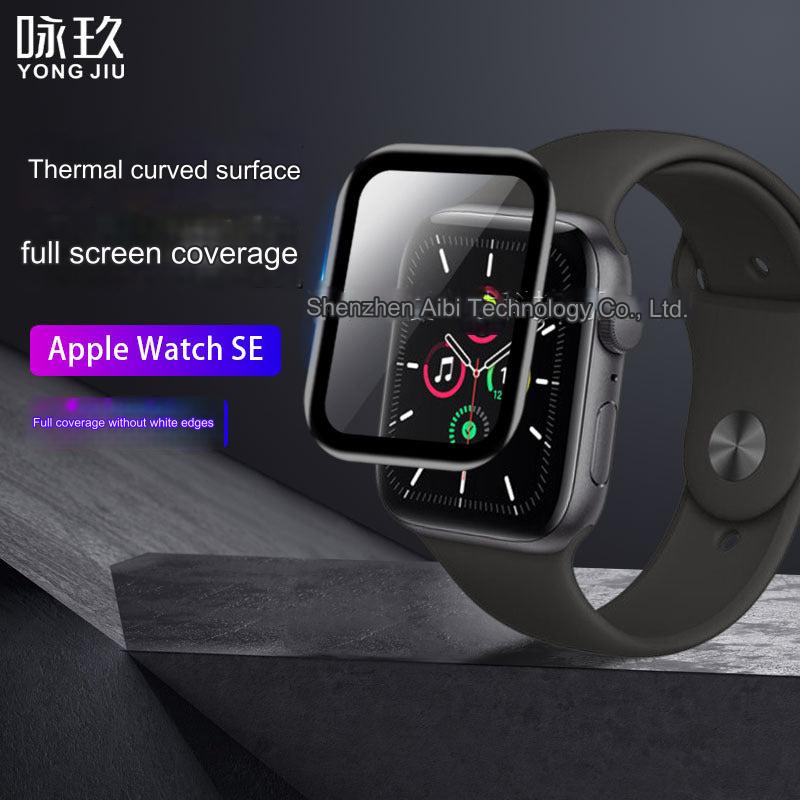 Premium 3D Curved Protective Film for Apple Watch SE 40mm/44mm - Ultra Clear, Anti-Fingerprint, and Scratch-Resistant