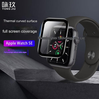 Premium 3D Curved Protective Film for Apple Watch SE 40mm/44mm - Ultra Clear, Anti-Fingerprint, and Scratch-Resistant