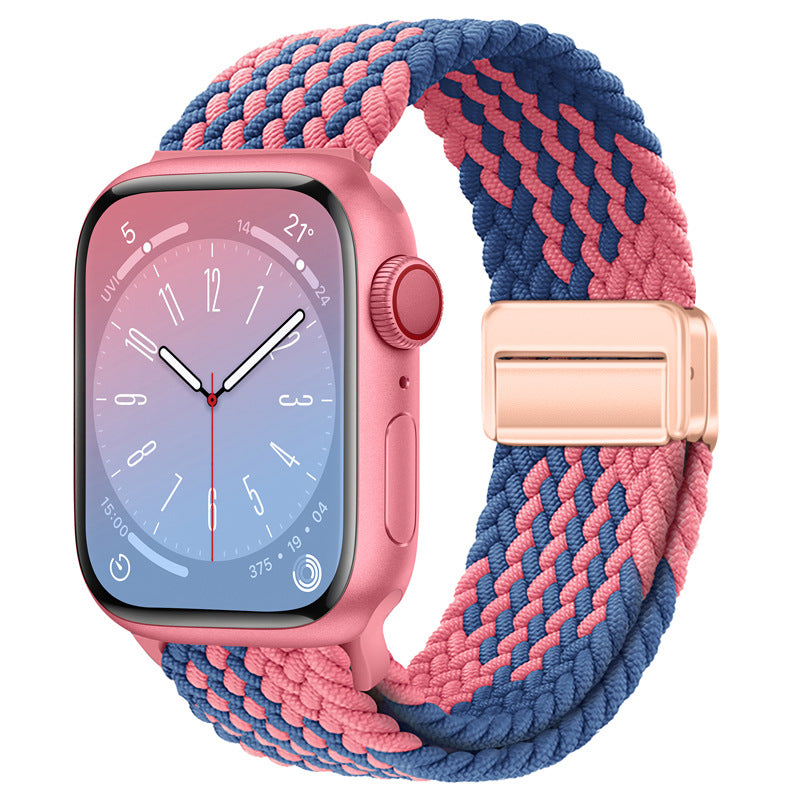 Stylish Nylon Woven Magnetic Apple Watch Band - Compatible with All Series