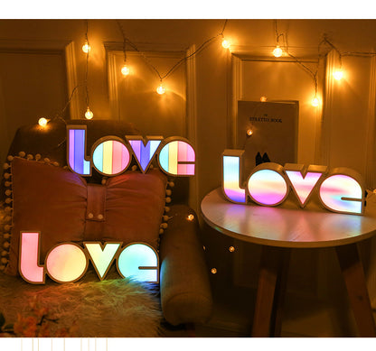 starry night theme love light box