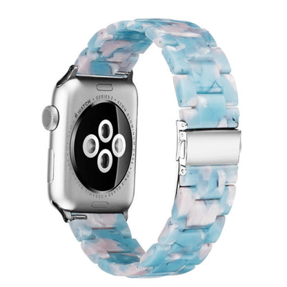 Stylish Natural Resin Apple Watch Band - Compatible with Series 1-9 & Ultra Models