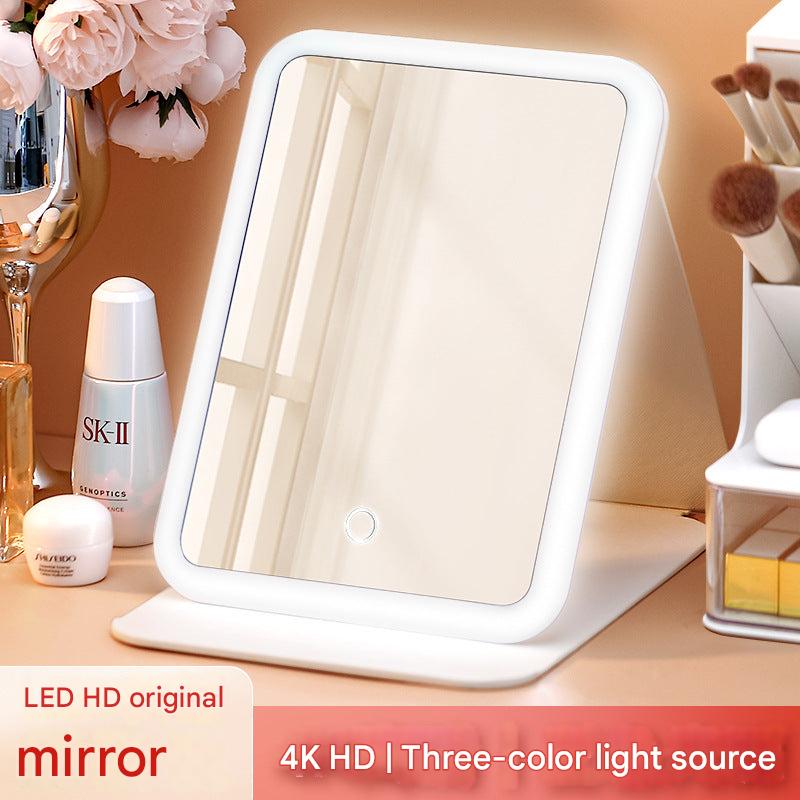LED makeup mirror with adjustable brightness