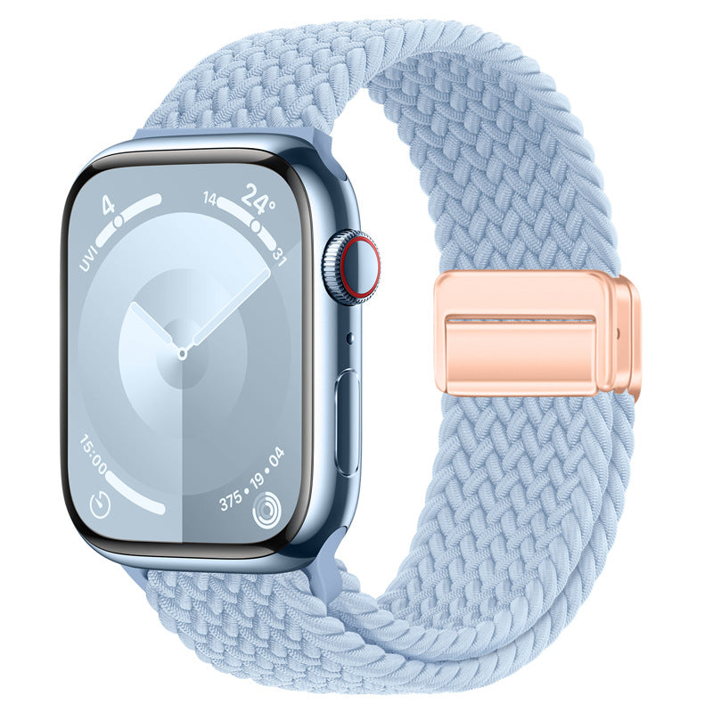 Stylish Nylon Woven Magnetic Apple Watch Band - Compatible with All Series