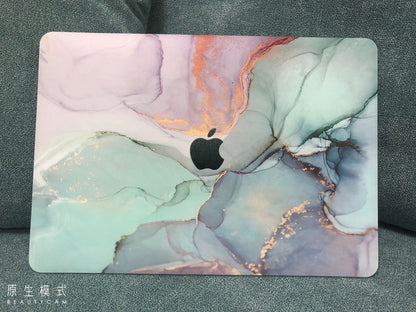 Stylish Marble Hard Shell Case for MacBook Air & Pro - Custom Fit Protective Cover