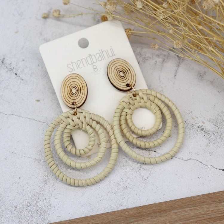Colorful Boho Drop Earrings Image 2