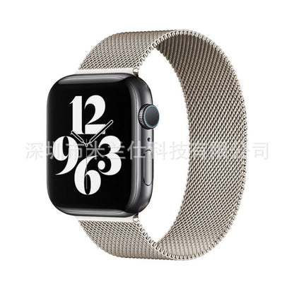 Premium Metal Milanese Loop Band for Apple Watch Series 1-9 & SE - Stylish, Adjustable & Breathable | Multiple Colors Available