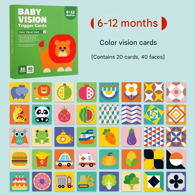 High contrast card for newborn