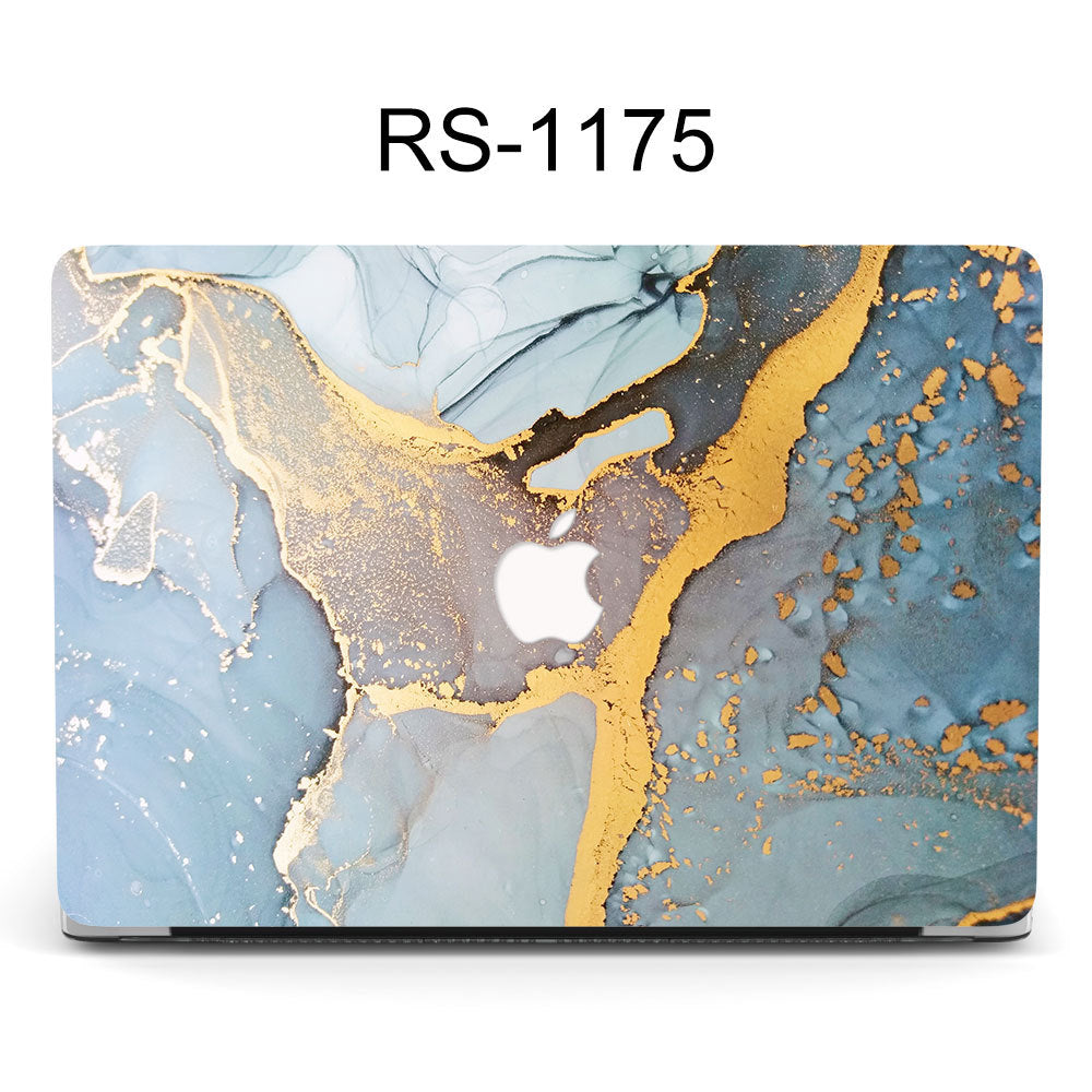 Stylish Marble Hard Shell Case for MacBook Air & Pro - Custom Fit Protective Cover