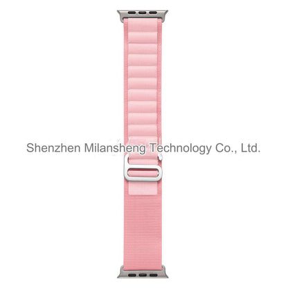 Durable Nylon Sport Strap for Apple Watch - Compatible with Ultra, Series 7 & More - Variety of Colors Available