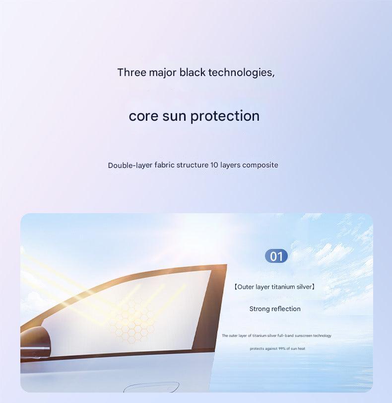 detailed view of sunshade fabric texture