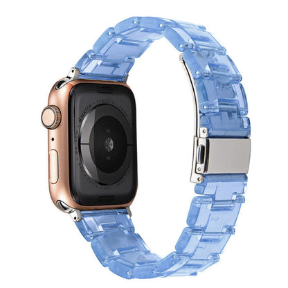 Stylish Natural Resin Apple Watch Band - Compatible with Series 1-9 & Ultra Models