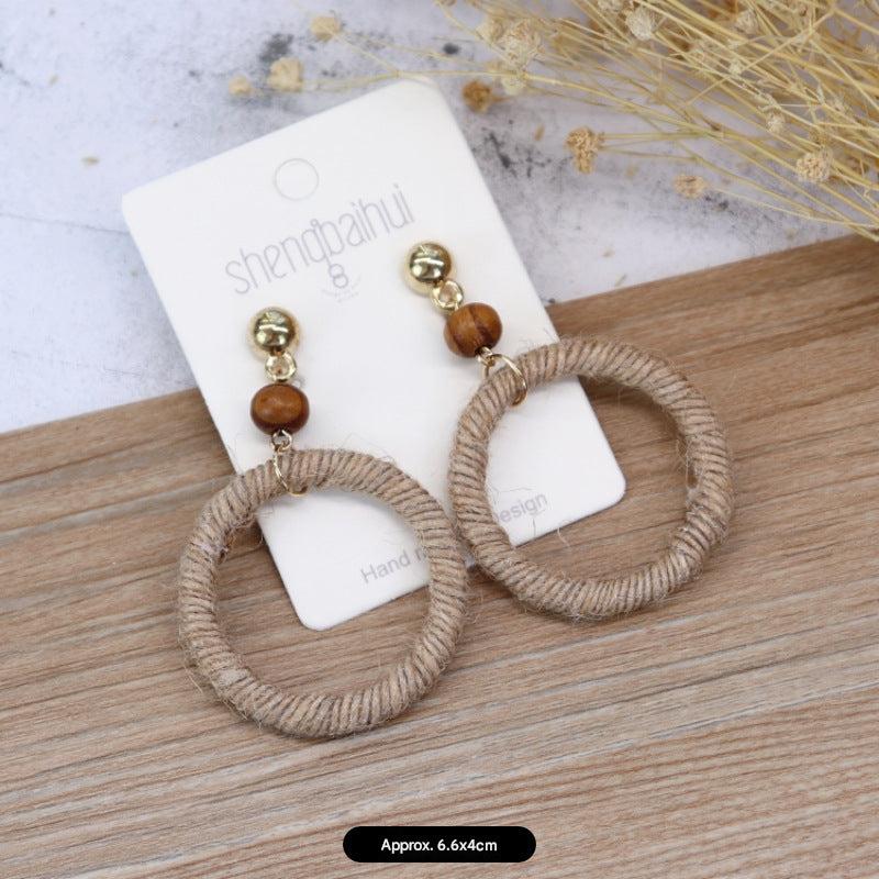 Colorful Boho Drop Earrings Image 2