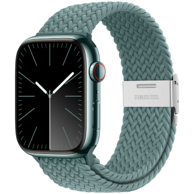 Premium Nylon Woven Strap for Apple Watch - Fits All Series and Sizes - Adjustable Buckle - Stylish and Durable