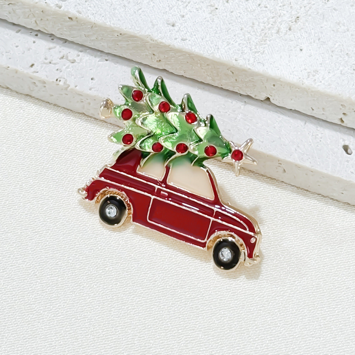 Christmas tree car brooch image 10