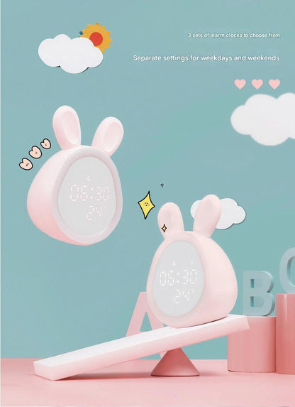 Cartoon Bunny Alarm Clock for Kids