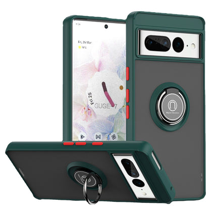 Magnetic Ring Stand Case for Google Pixel 6, 7, 8 & Pro - Full Protection - Sleek and Durable Design