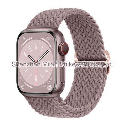 Premium Nylon Woven Watch Band for Apple Watch Series 4, 5, 6, 7, 8, SE, Ultra - Adjustable, Sporty Design