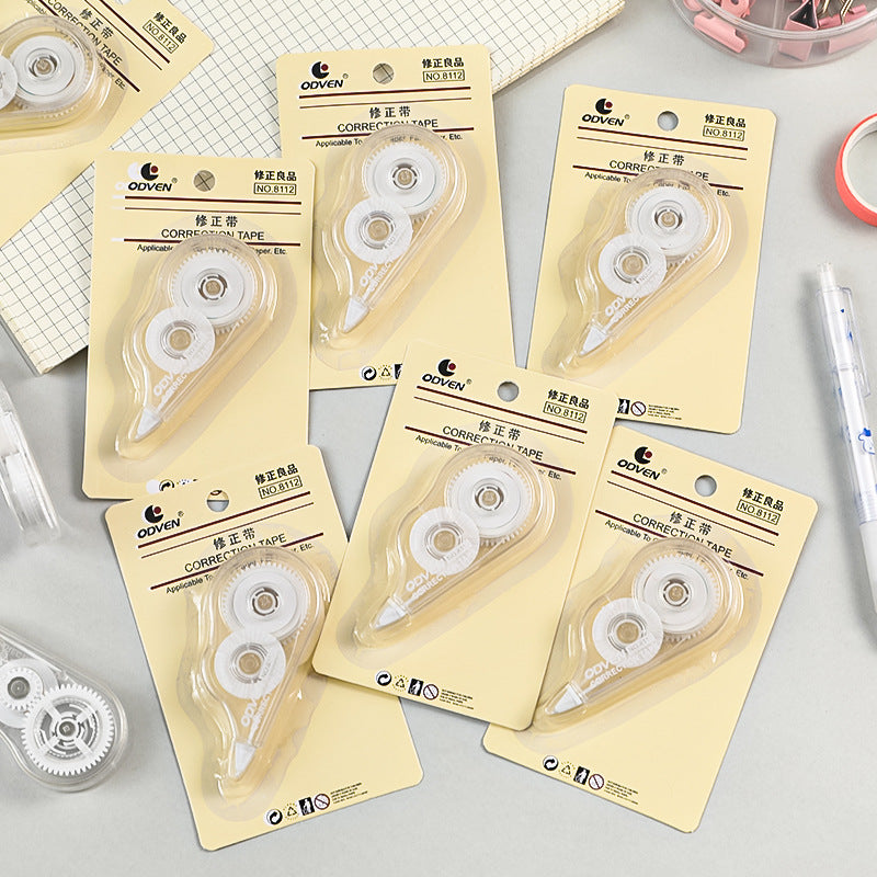 correction tape in packaging