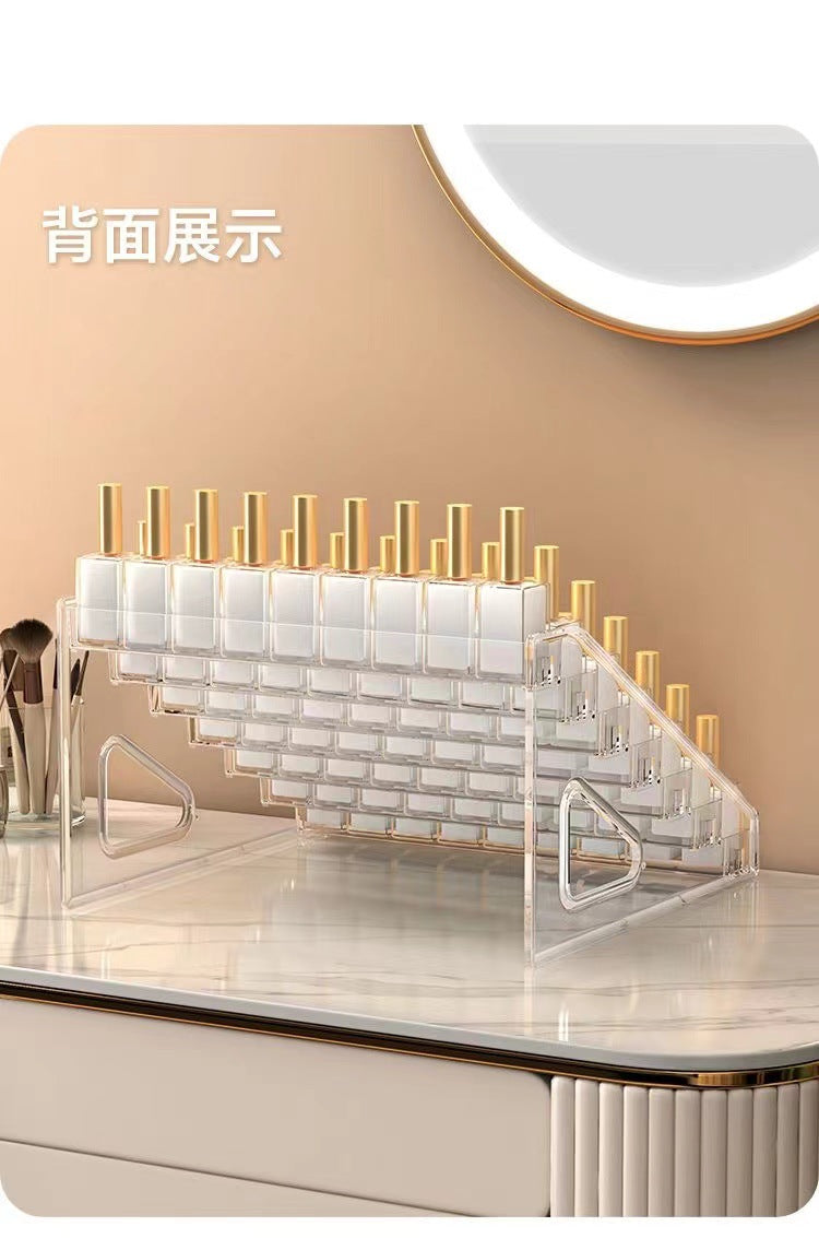 open lipstick storage rack