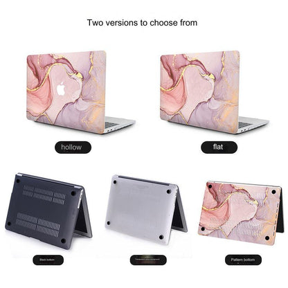 Stylish Marble Hard Shell Case for MacBook Air & Pro - Custom Fit Protective Cover