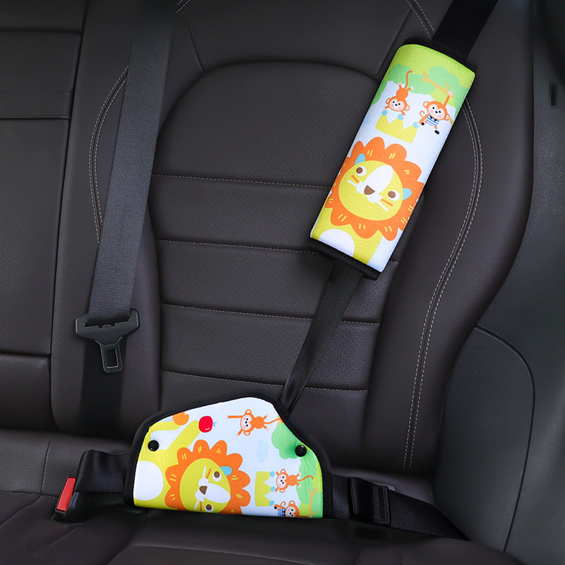 classic black plush seatbelt cover