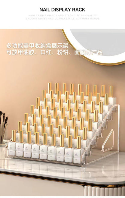 multi-tier makeup stand profile