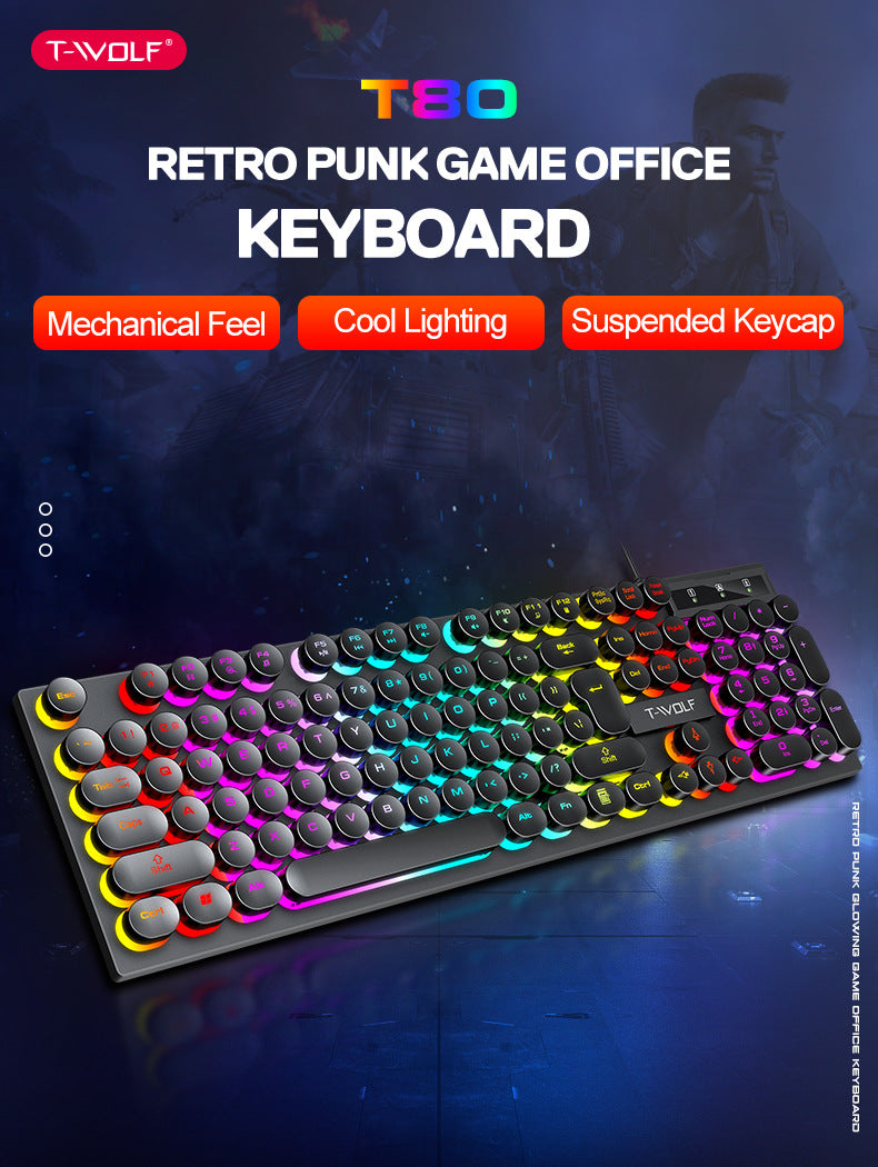 colorful backlit keyboard