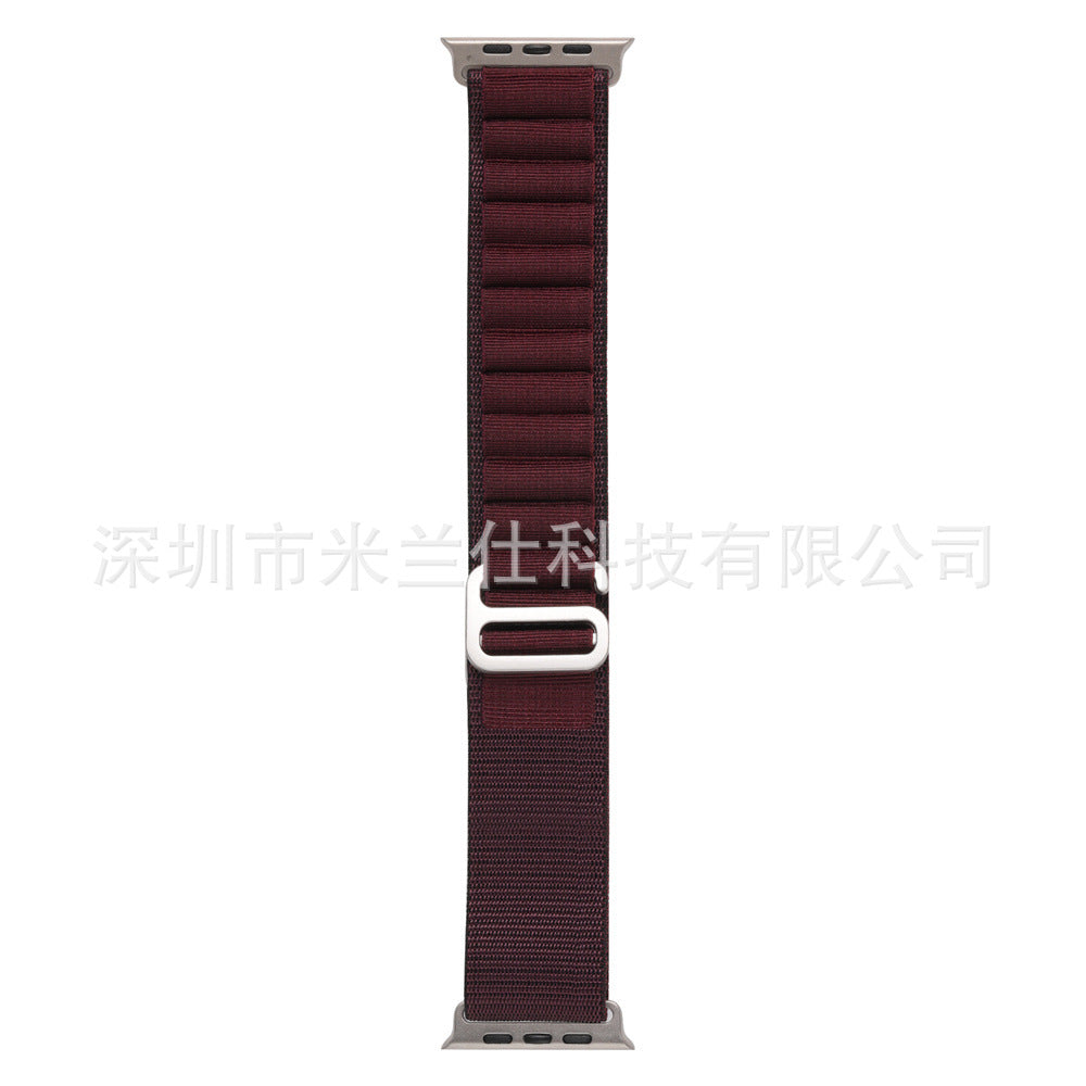 Durable Nylon Sport Strap for Apple Watch - Compatible with Ultra, Series 7 & More - Variety of Colors Available